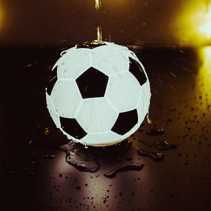 Kreativ Fotboll Silikon LED Nattlampa USB Laddningsbordslampa