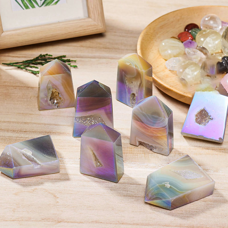 |Angel Aura Quartz Crystal Sticks Gemstone Decor