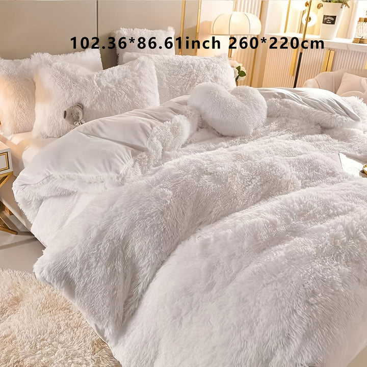 Lyxigt Sammet Duvet Täcke Set för Ultimat Komfort