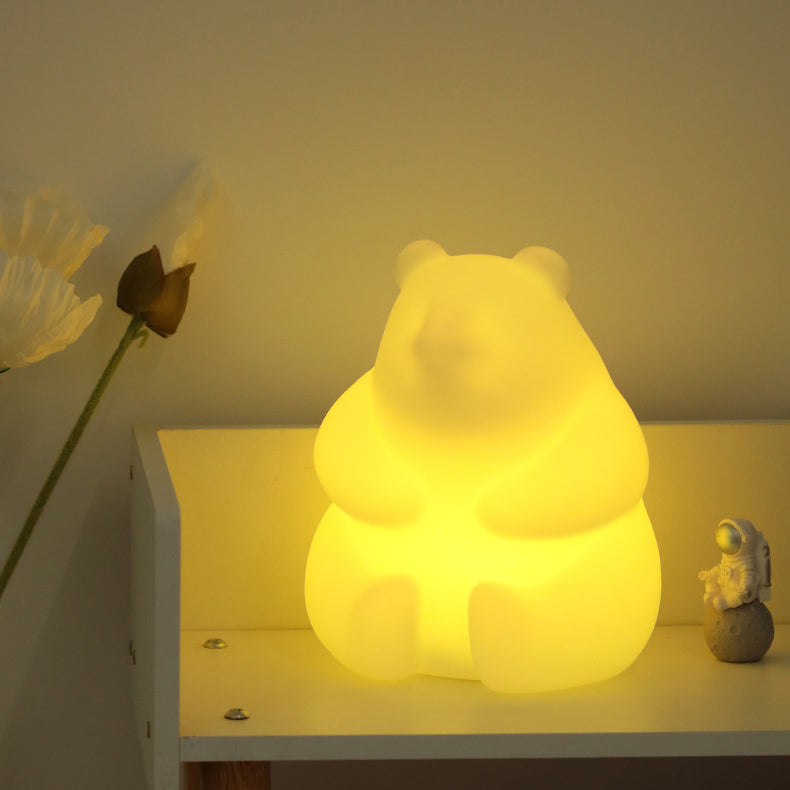 Samtida Kreativ Björn PE LED Bordslampa för Vardagsrummet