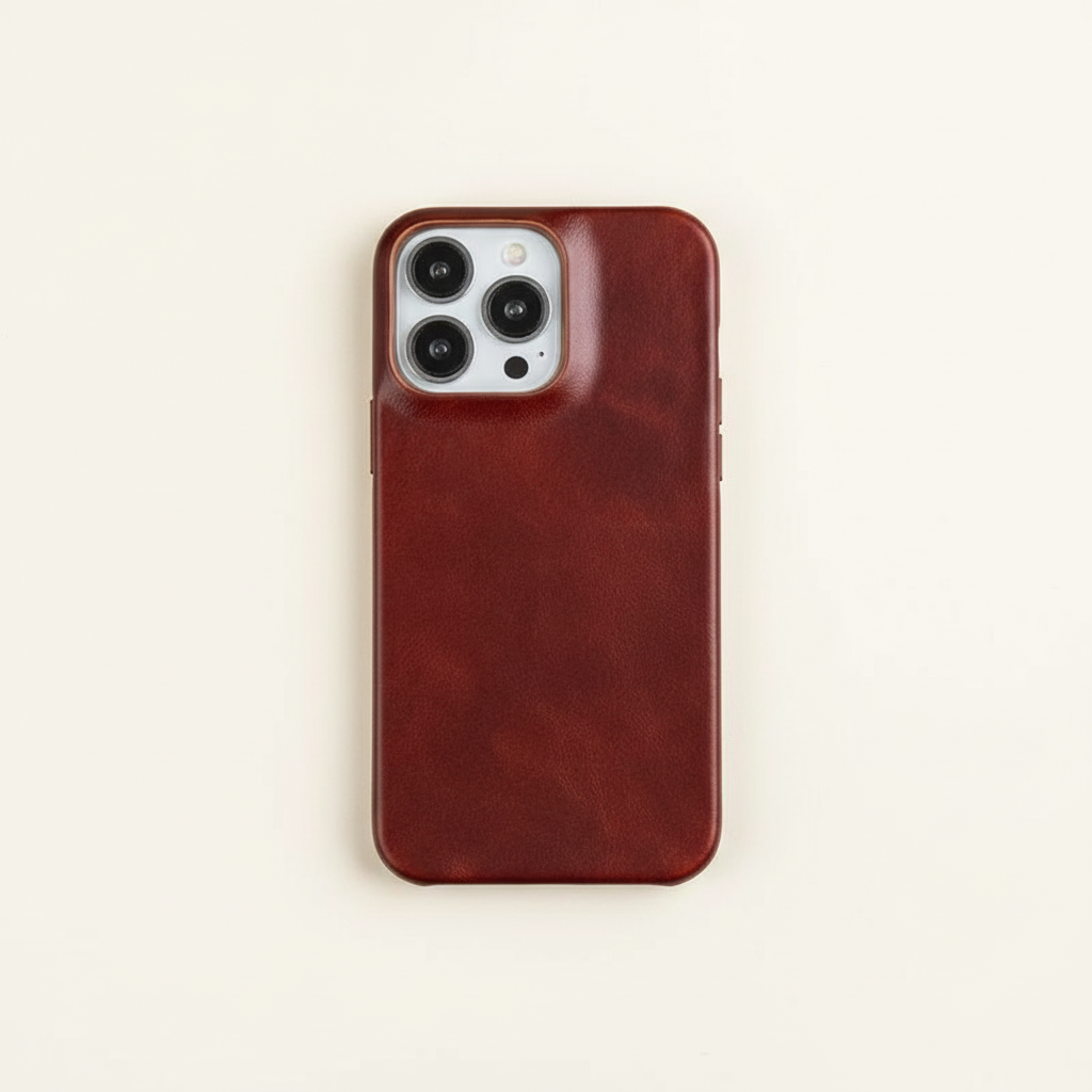 Oljewax Äkta Läder Apple iPhone Fodral