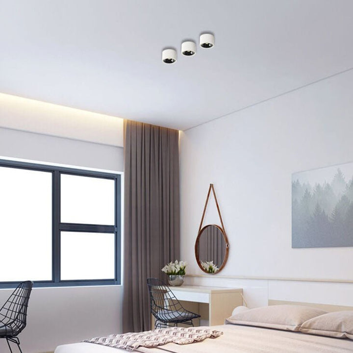 Origo Minimalistisk LED Taklampa - Justerbar Rund Infälld Lampa