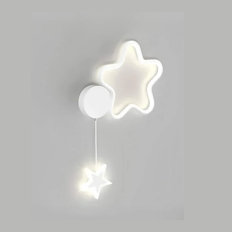 DreamLight | Magisk Vägglampa med Moln, Stjärnor och Måne