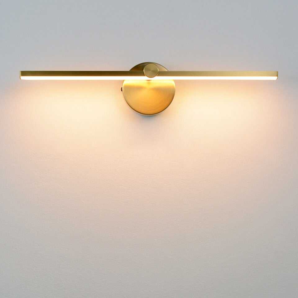Nordisk Minimalistisk Aluminium Lång Bar Switch LED Spegel Vägglampa
