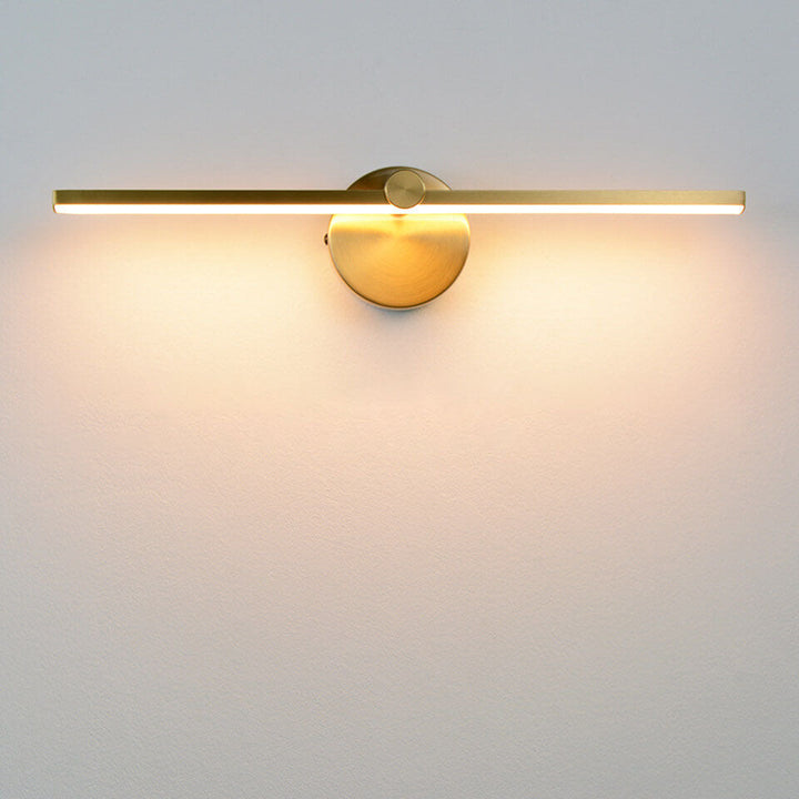 Nordisk Minimalistisk Aluminium Lång Bar Switch LED Spegel Vägglampa