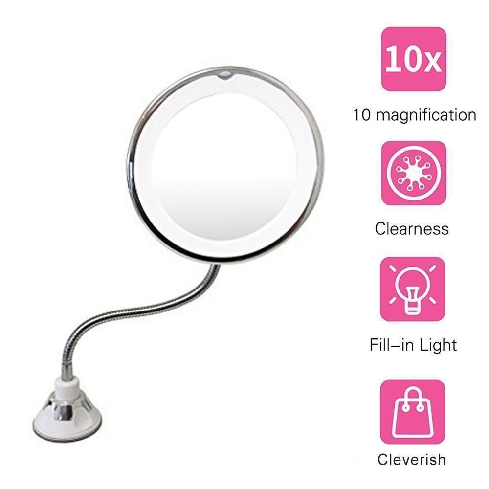 Förstoring Makeup Spegel med LED Ljus