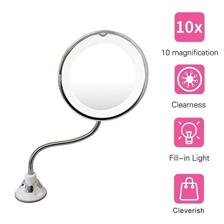 Förstoring Makeup Spegel med LED Ljus