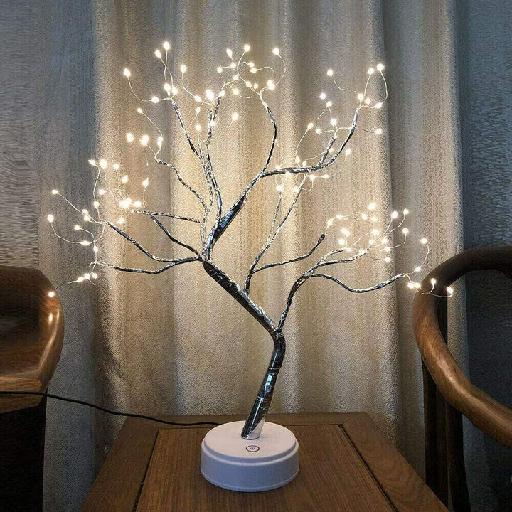 Andlig Träd Glittrande Nattlampa