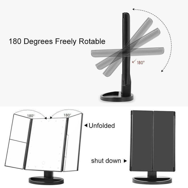 Ljus Makeup Sminkspegel, 24LED