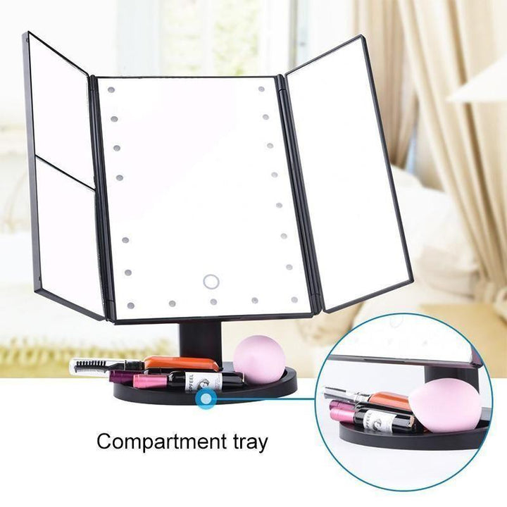 Ljus Makeup Sminkspegel, 24LED