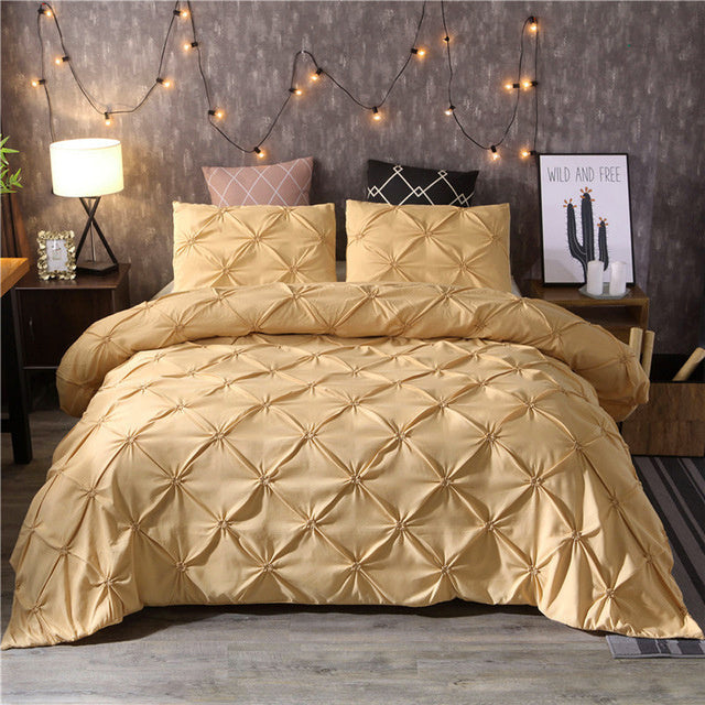 Lyxigt Mikrofiber Duvet Täcke Set för Eleganta Sovrum