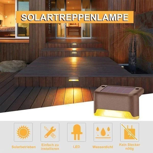 Solenergidriven terrassbelysning för utomhusbruk