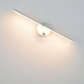 Nordisk Minimalistisk Aluminium Lång Bar Switch LED Spegel Vägglampa
