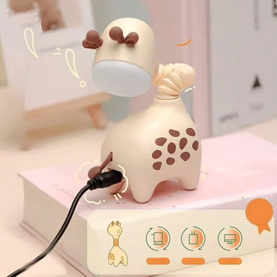 Söt Giraff Nattlampa