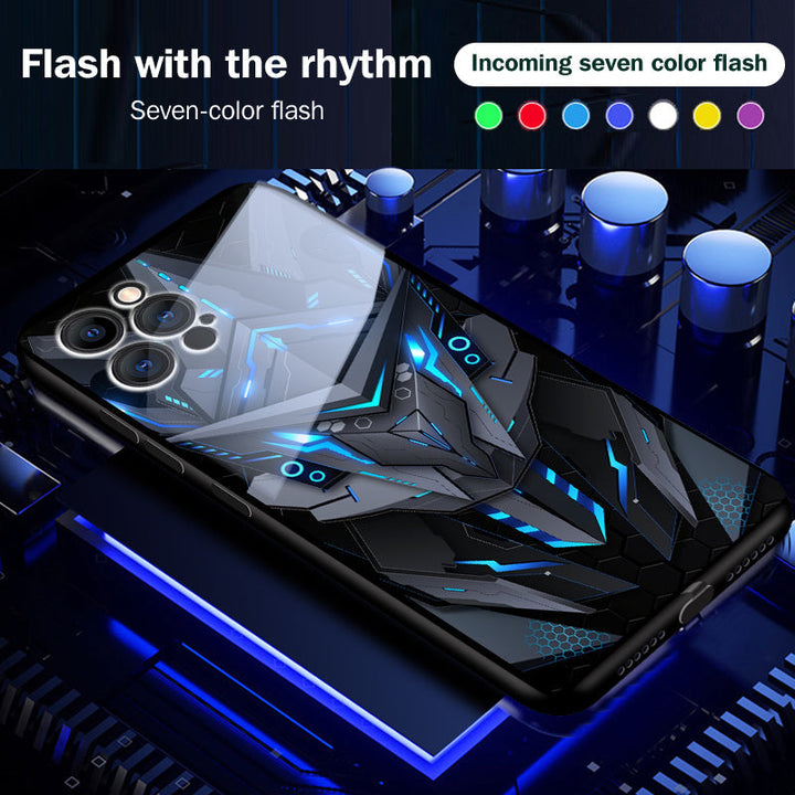 Cool Mecha Apple Smart Flash Telefonfodral