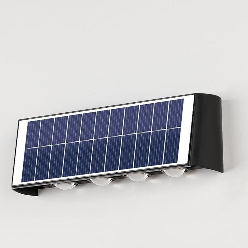 Modern Enkelhet Solskyddad Rektangulär ABS PMMA LED Vägglampa För Utomhuspatio