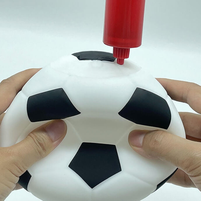Kreativ Fotboll Silikon LED Nattlampa USB Laddningsbordslampa