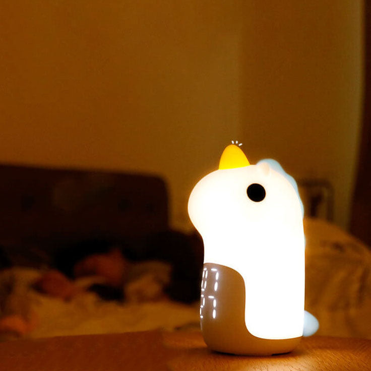 Unilora DreamLight Väckarklocka | Enhörningsdesign | Timer &amp; LED Nattlampa | Barnrumsinredning