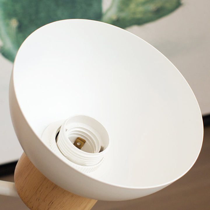NordicDome - Metall- och Trävägglampa med Fågel för Barnrummet