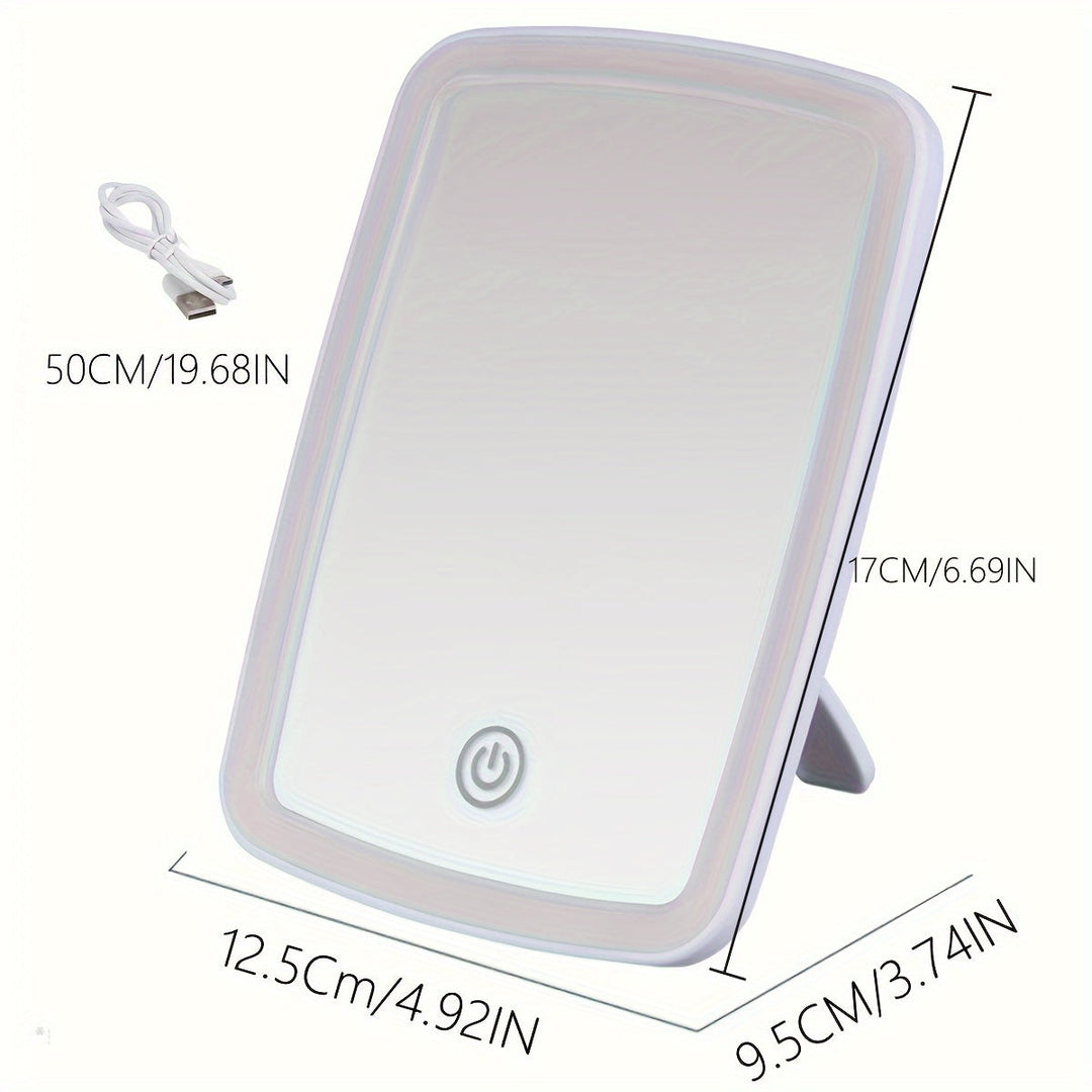 BloomMirror - Elegant LED Makeup Spegel USB Uppladdningsbar