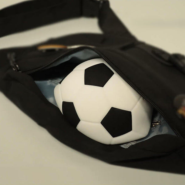 Kreativ Fotboll Silikon LED Nattlampa USB Laddningsbordslampa