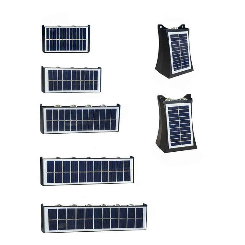 Modern Enkelhet Solskyddad Rektangulär ABS PMMA LED Vägglampa För Utomhuspatio