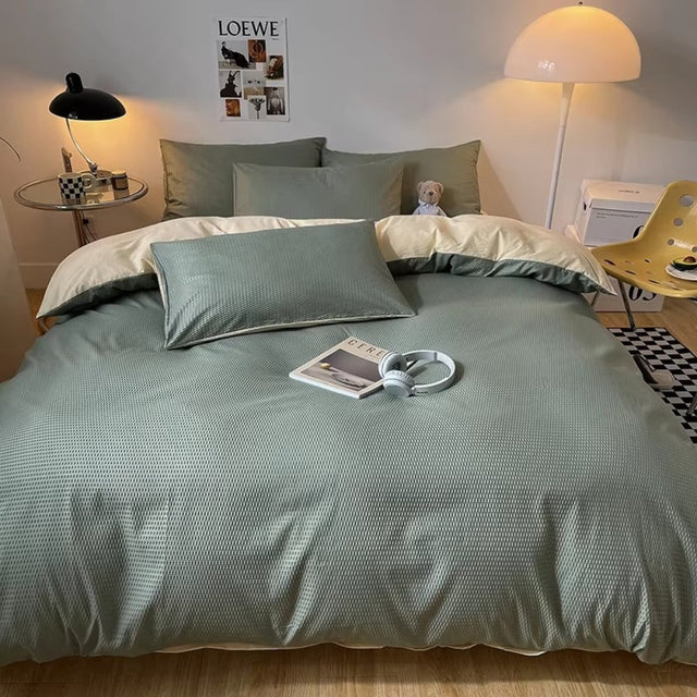 Beaumont Ultra-Mjuk Vaffel Duvet Set | 3-delars Set