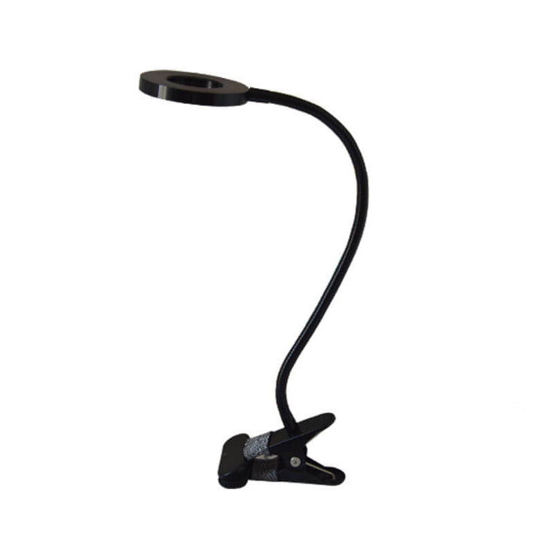 Kreativ enkel USB-byxknapp LED-läsclip-lampa