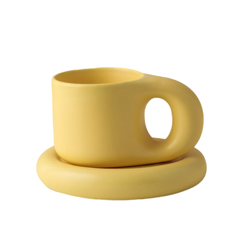 Nordisk Minimalistisk Söt Tjock Mugg