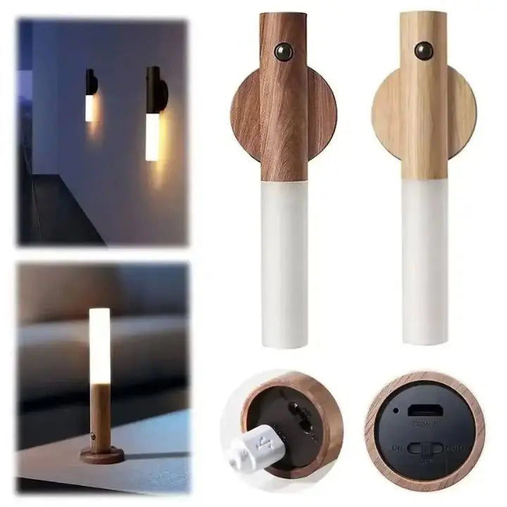 Bärbar LED Nattlampa med Rörelsesensor