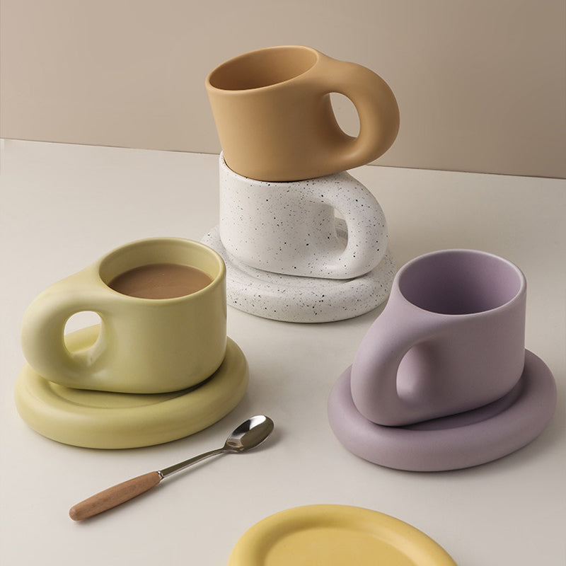 Nordisk Minimalistisk Söt Tjock Mugg