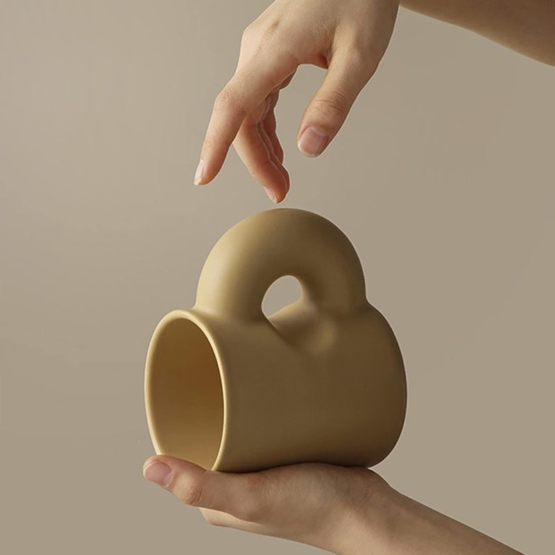 Nordisk Minimalistisk Söt Tjock Mugg