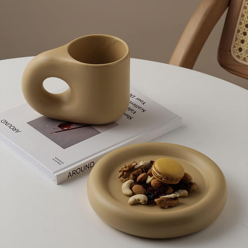 Nordisk Minimalistisk Söt Tjock Mugg