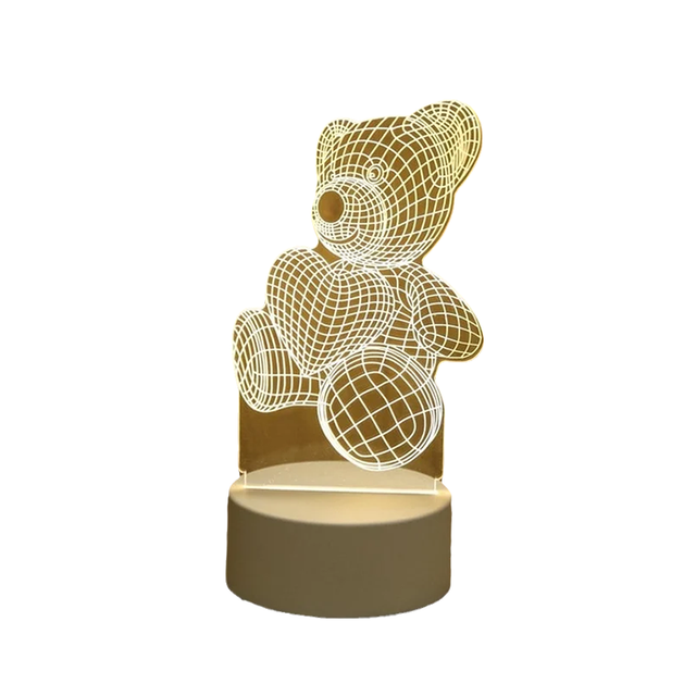 3D Nattlampa Usb