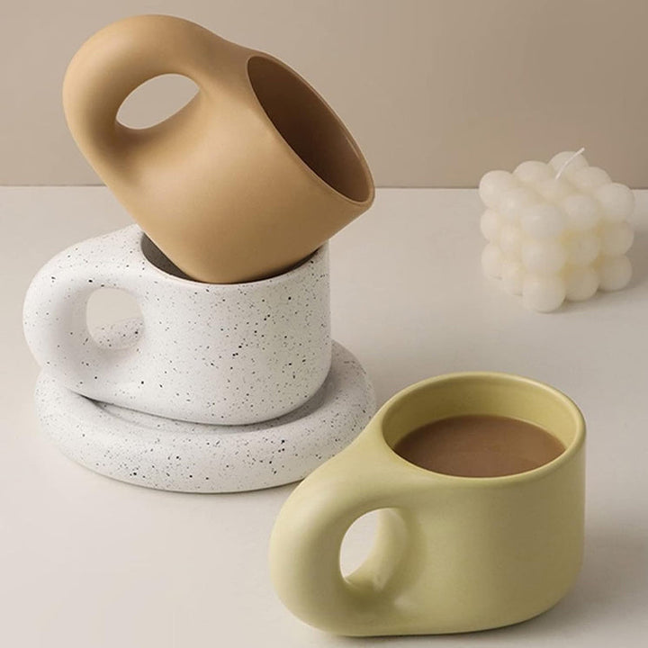 Nordisk Minimalistisk Söt Tjock Mugg