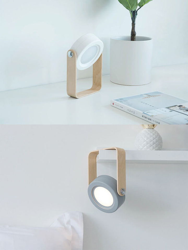 Lanternlampa nattlampa kreativ hopfällbar bärbar LED bordslampa