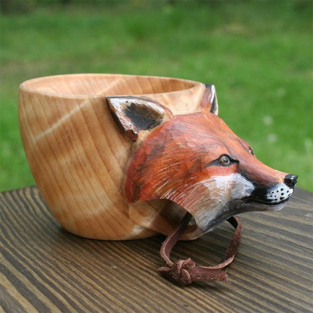 Handsnidad Djurod Wooden Cup