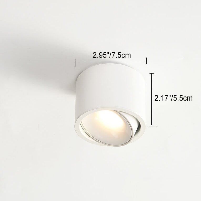 Origo Minimalistisk LED Taklampa - Justerbar Rund Infälld Lampa