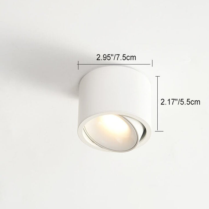 Origo Minimalistisk LED Taklampa - Justerbar Rund Infälld Lampa