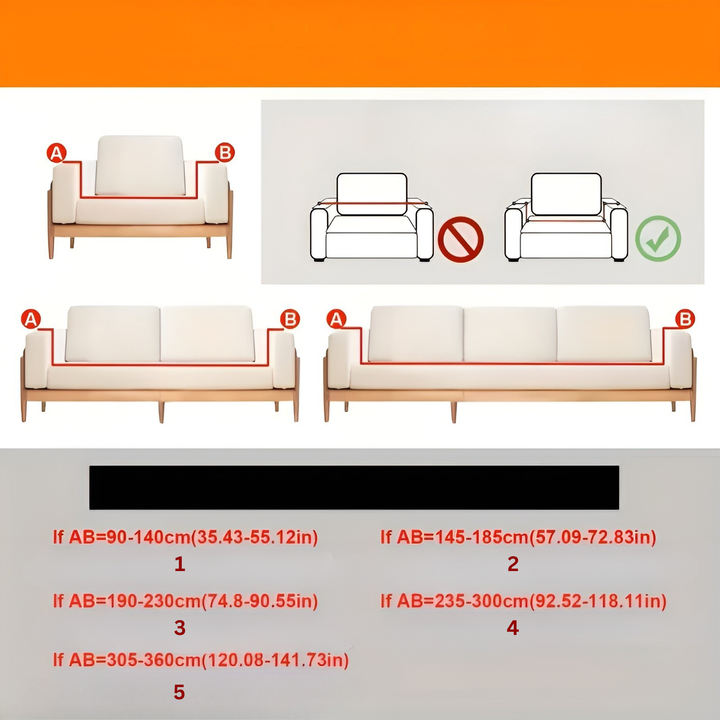 Plush sofföverdrag (2 delar) – Mjukt, varmt och dekorativt | Skyddar din soffa stiligt |