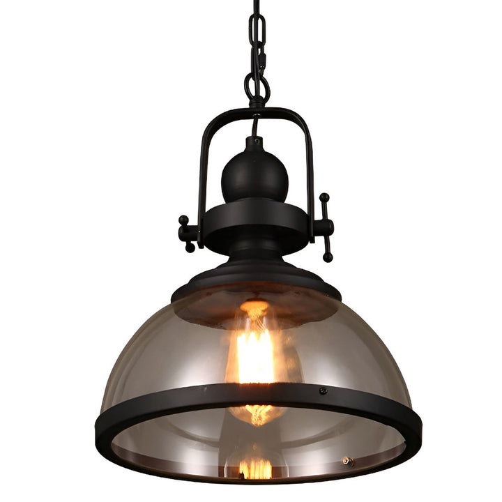 Antik Glasjärn Retro Industriell Kandelaber Pendel Taklampor