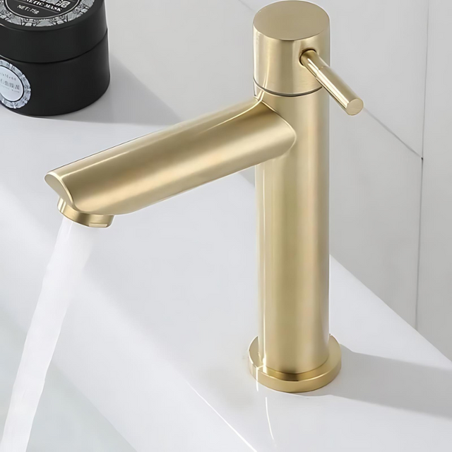 EcoGold | Modern Enhandsgrepp Badkarsblandare