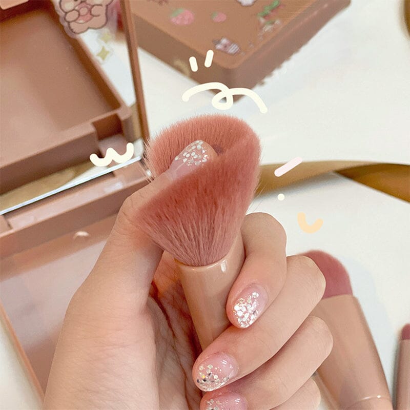 Bärbar Makeupborste med Spegel