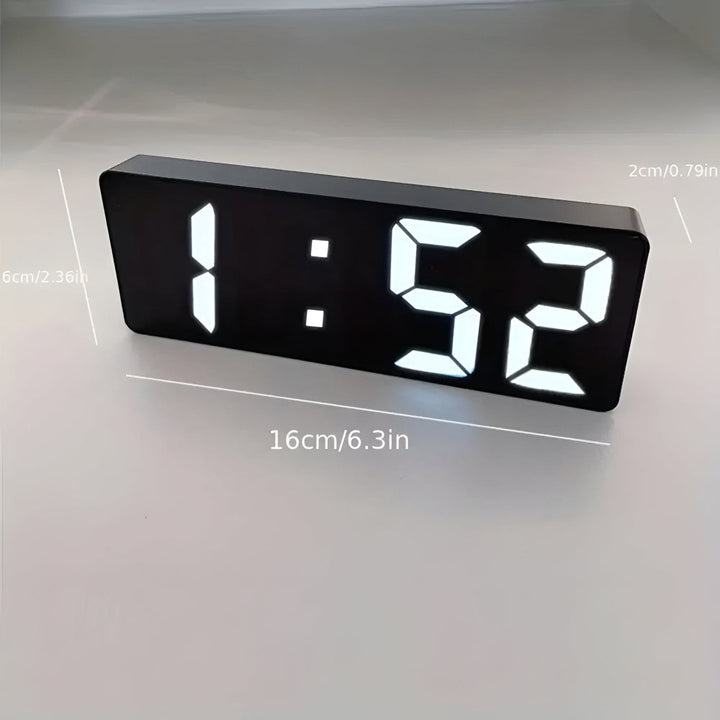 Digital LED Spegel Väckarklocka