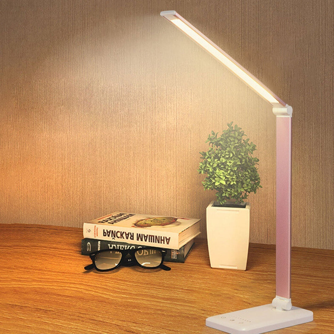 Nordisk Kreativ Fällbar Touch Dimbart LED Skrivbordslampa