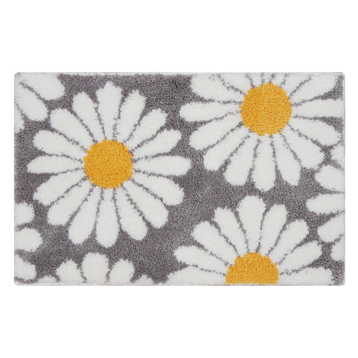 Feblilac Söt Daisy Badmatta, Lila Blommatta Badrum