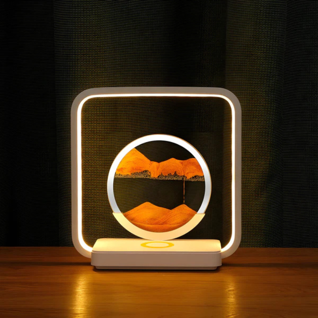 3D LED Nattlampa med Sandström