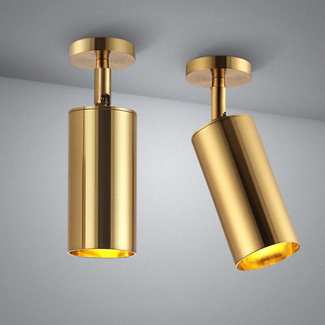Nordisk Messing Guld Spotlights - 5W/10W LED-Lampa