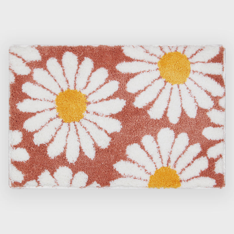 Feblilac Söt Daisy Badmatta, Lila Blommatta Badrum