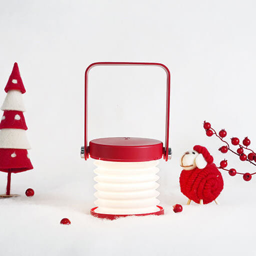 Lanternlampa nattlampa kreativ hopfällbar bärbar LED bordslampa
